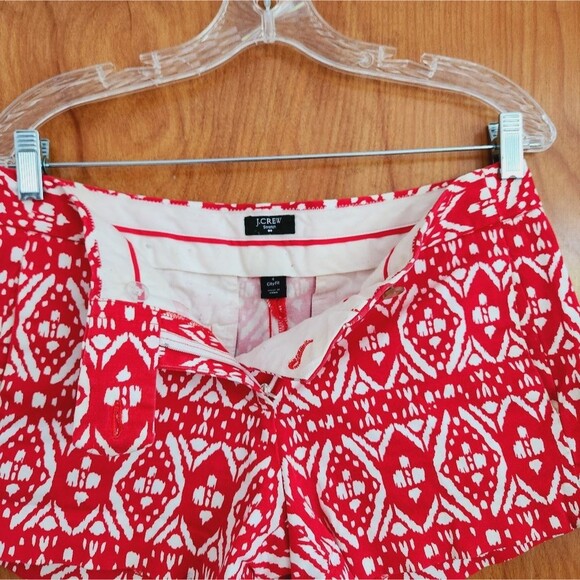 J Crew short shorts size 4 Red Vacation Beach - Picture 6 of 7